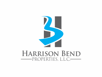 Harrison Bend Properties, L.L.C.   logo design by up2date