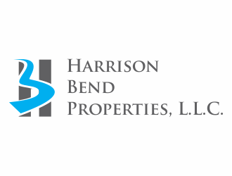 Harrison Bend Properties, L.L.C.   logo design by up2date