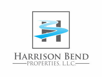 Harrison Bend Properties, L.L.C.   logo design by up2date