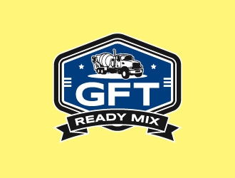 GFT Ready Mix  logo design by ikdesign