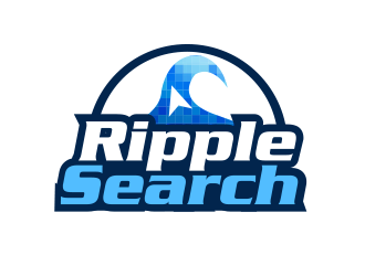 RippleSearch logo design by BeDesign