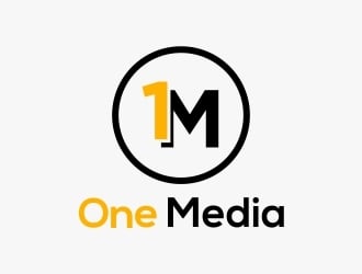 One Media logo design by berkahnenen