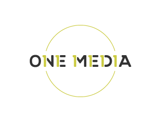 One Media logo design by hwkomp