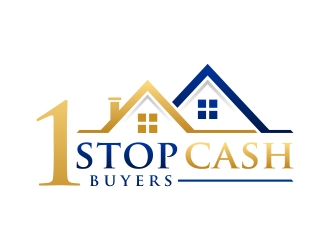 1 Stop Cash Buyers logo design by ubai popi