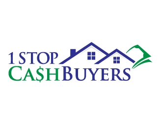 1 Stop Cash Buyers logo design by jaize