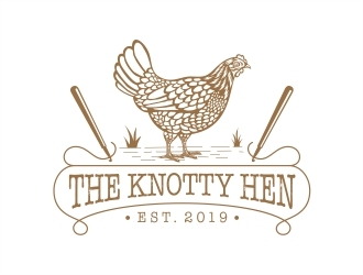 The Knotty Hen logo design by Eko_Kurniawan