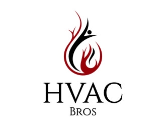 HVAC Bros. logo design by jetzu