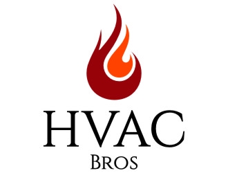 HVAC Bros. logo design by jetzu