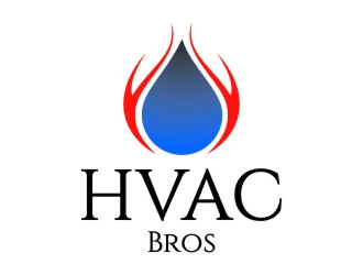 HVAC Bros. logo design by jetzu