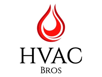 HVAC Bros. logo design by jetzu