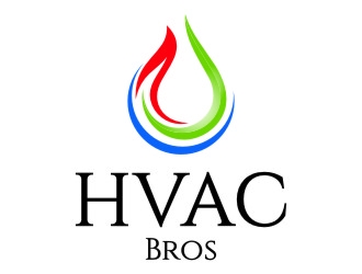 HVAC Bros. logo design by jetzu