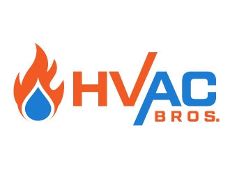HVAC Bros. logo design by Andrei P