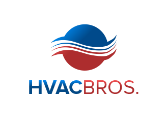 HVAC Bros. logo design by BeDesign