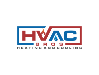 HVAC Bros. logo design by oke2angconcept