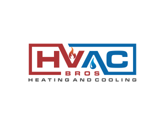 HVAC Bros. logo design by oke2angconcept