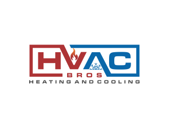 HVAC Bros. logo design by oke2angconcept