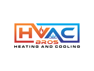 HVAC Bros. logo design by oke2angconcept