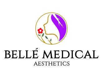 Bellé Medical Aesthetics logo design by jetzu