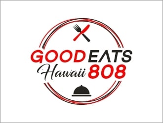 Good Eats Hawaii 808 logo design by Shabbir