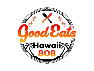 Good Eats Hawaii 808 logo design by Shabbir