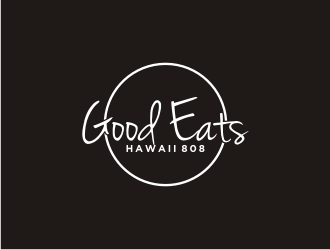 Good Eats Hawaii 808 logo design by bricton