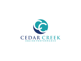Cedar Creek Equine Performance logo design by bricton
