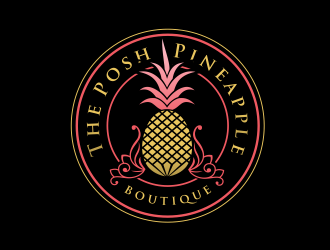 The Posh Pineapple Boutique logo design by AisRafa