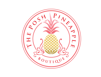 The Posh Pineapple Boutique logo design by AisRafa
