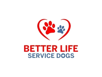 Better Life Service Dogs logo design by mckris