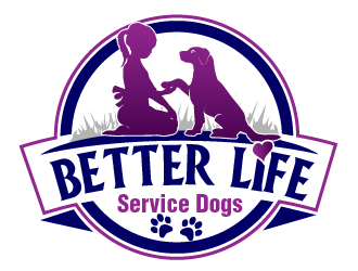 Better Life Service Dogs logo design by THOR_