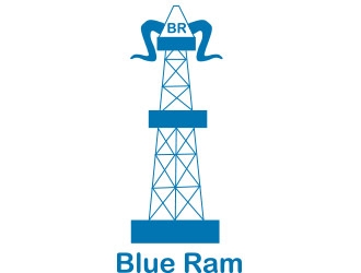 Blue Ram logo design by not2shabby