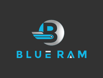 Blue Ram logo design by pakderisher