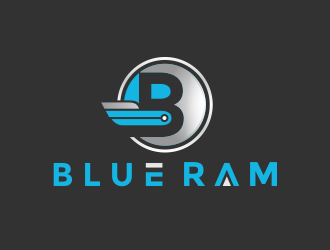 Blue Ram logo design by pakderisher