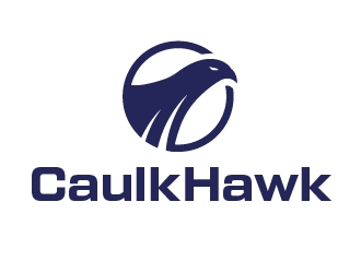 Caulk Hawk logo design by Andrei P