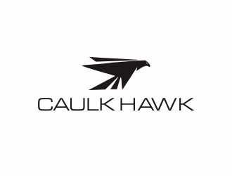 Caulk Hawk logo design by YONK