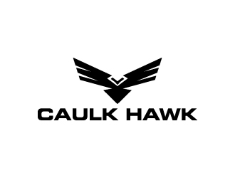Caulk Hawk logo design by wongndeso