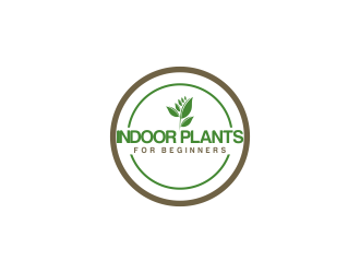 Indoor Plants for Beginners logo design by oke2angconcept