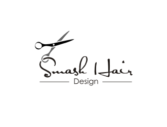 Smash Hair Design logo design by R-art