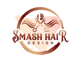 Smash Hair Design logo design by uttam