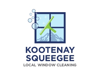 Kootenay Squeegee logo design by cybil