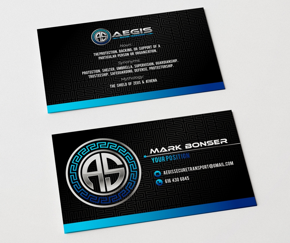 Aegis Secure Transport logo design by fillintheblack