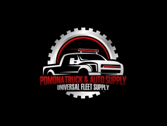 Pomona Truck & Auto Supply - Universal Fleet Supply logo design by sulaiman