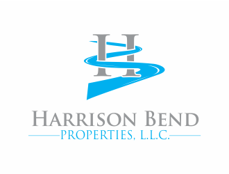 Harrison Bend Properties, L.L.C.   logo design by up2date