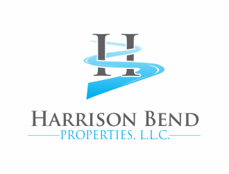 Harrison Bend Properties, L.L.C.   logo design by up2date