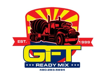GFT Ready Mix  logo design by Suvendu