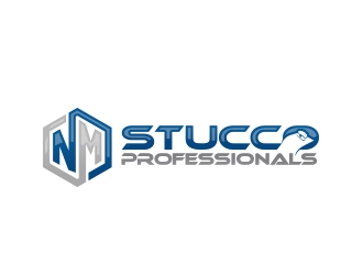 NM Stucco Professionals logo design by MarkindDesign