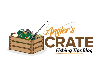 Anglers Crate logo design by jaize