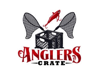 Anglers Crate logo design by karjen