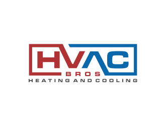 HVAC Bros. logo design by oke2angconcept