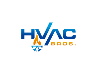 HVAC Bros. logo design by haidar